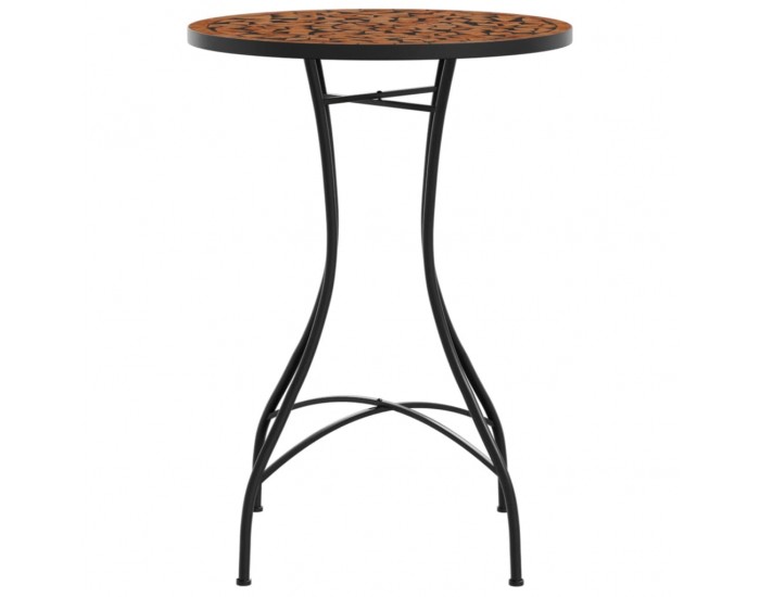 Sonata H Мозаечна бистро маса, теракота, Ø50x70 см, керамика