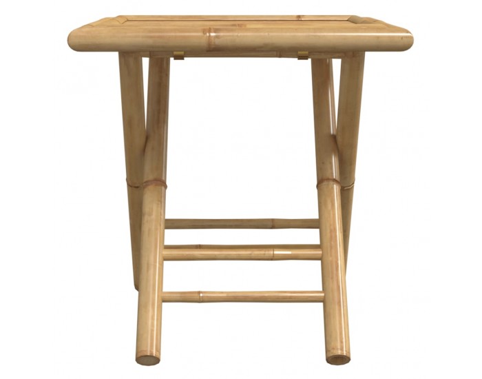 Sonata H Сгъваема градинска маса, 45x45x45 см, бамбук