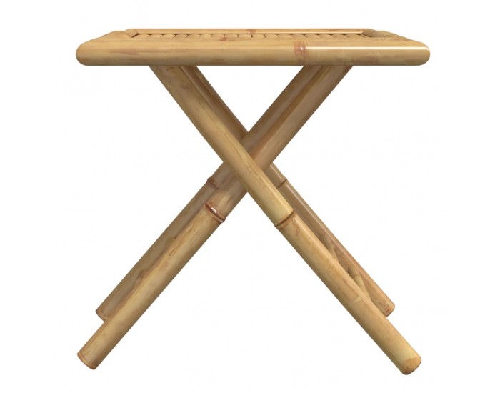 Sonata H Сгъваема градинска маса, 45x45x45 см, бамбук