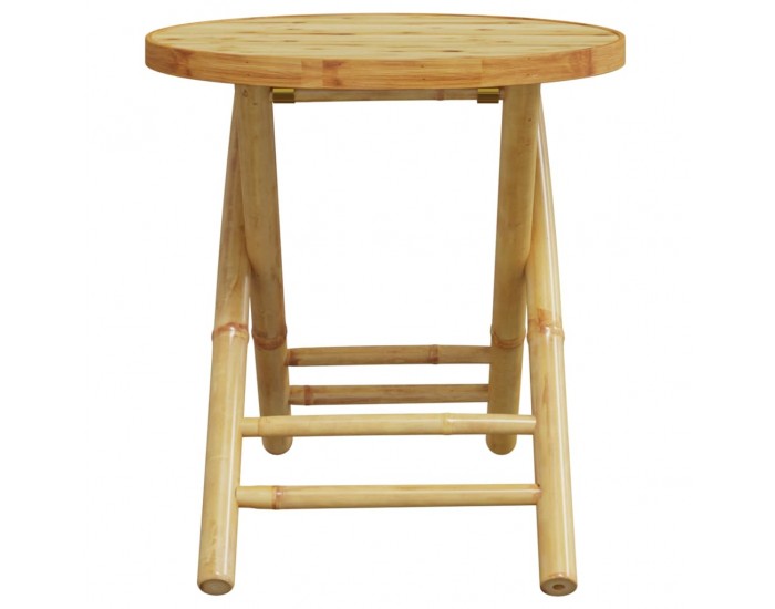 Sonata H Сгъваема градинска маса, Ø45x45 см, бамбук