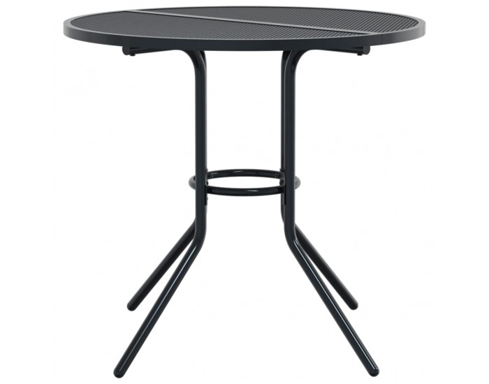 Sonata H Патио маса кръгла антрацит Ø80x72,5 см прахово покрита стомана