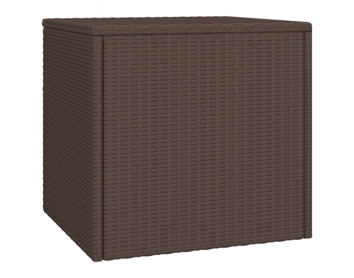 Sonata H Градински странични маси, 3 бр, кафяви, полиратан