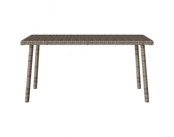 Sonata H Градинска масичка за кафе правоъгълна сива 80x40x37 cm