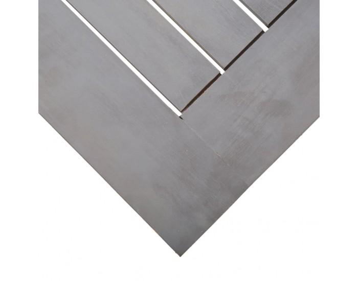 Sonata H Градинска маса, сива, 200x100x75 см, акация масив