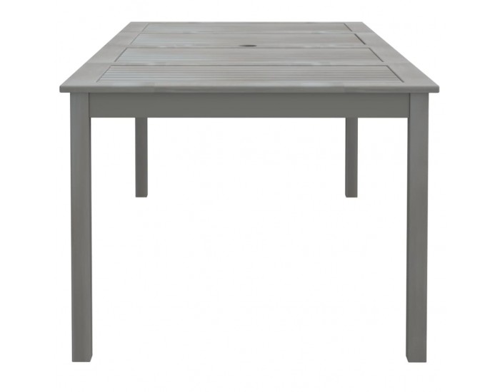 Sonata H Градинска маса, сива, 200x100x75 см, акация масив