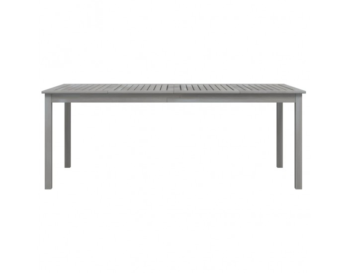 Sonata H Градинска маса, сива, 200x100x75 см, акация масив