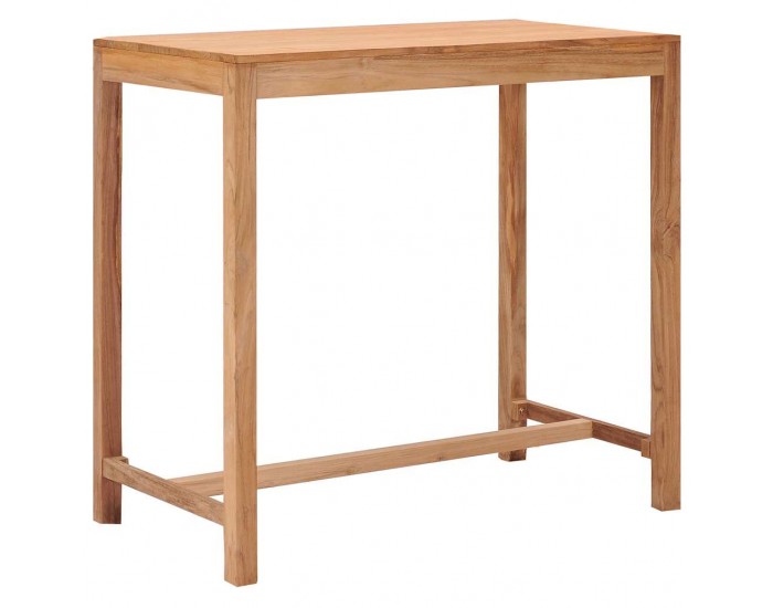 Sonata H Градинска бар табуретка 110x60x105 см тиково дърво масив