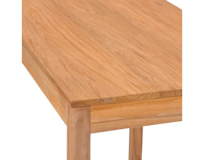 Sonata H Градинска бар табуретка 110x60x105 см тиково дърво масив