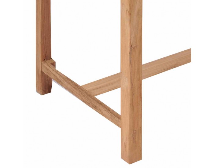 Sonata H Градинска бар табуретка 110x60x105 см тиково дърво масив