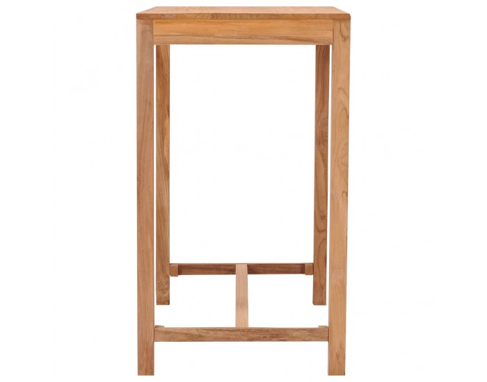 Sonata H Градинска бар табуретка 110x60x105 см тиково дърво масив