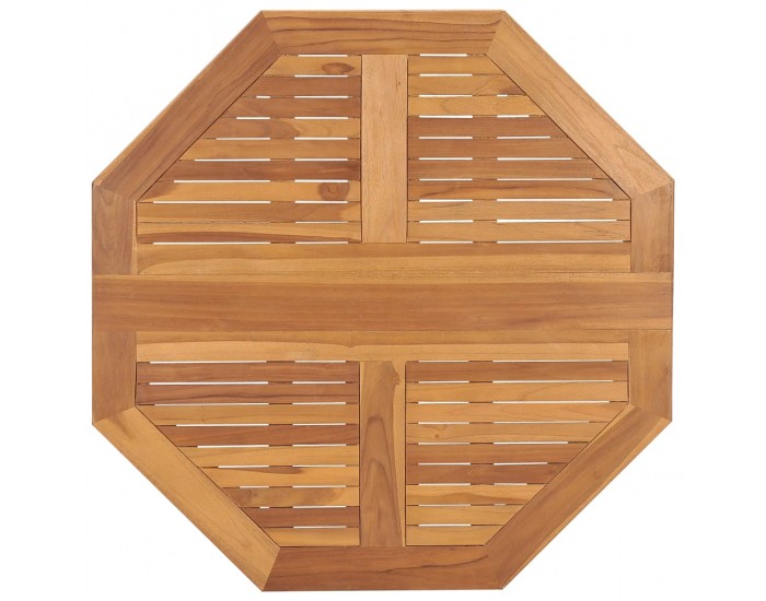 Sonata H Сгъваема градинска трапезна маса, 90x90x75 см, тик масив