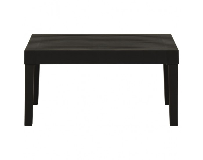 Sonata H Градинска лаундж маса, пластмаса, сива