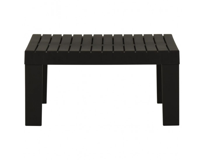 Sonata H Градинска лаундж маса, пластмаса, сива