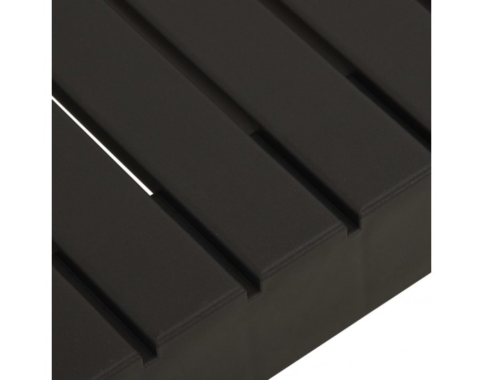 Sonata H Градинска лаундж маса, пластмаса, сива