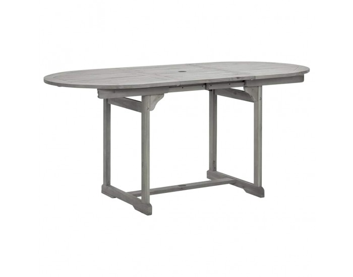 Sonata H Градинска трапезна маса (120-170)x80x75 cм акациево дърво масив