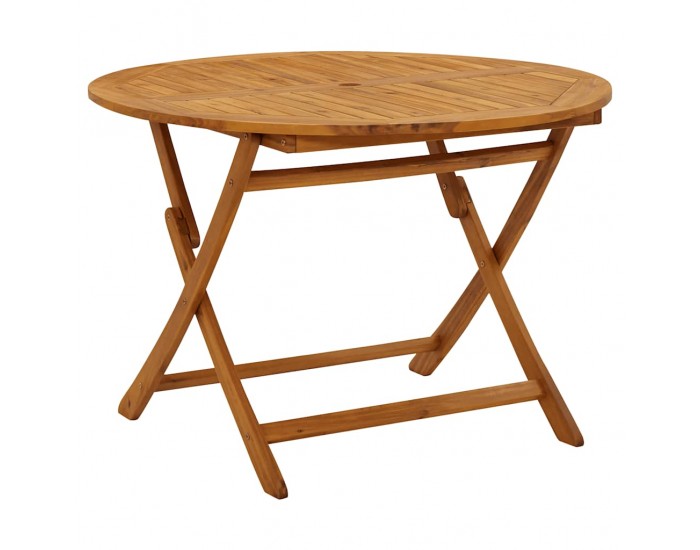 Sonata H Сгъваема градинска маса, 110 см, акациево дърво масив