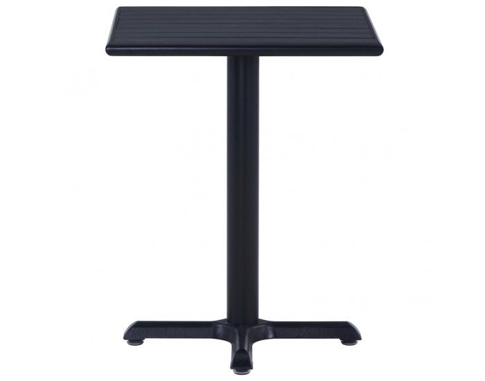 Sonata H Градинска маса, черна, 60x60x75 см