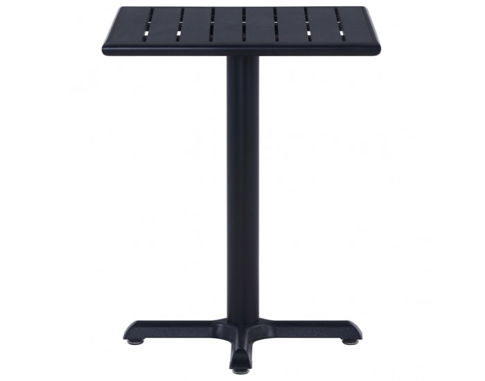 Sonata H Градинска маса, черна, 60x60x75 см