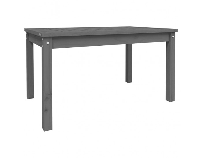 Sonata H Градинска маса, сива, 82,5x50,5x45 см, борово дърво масив