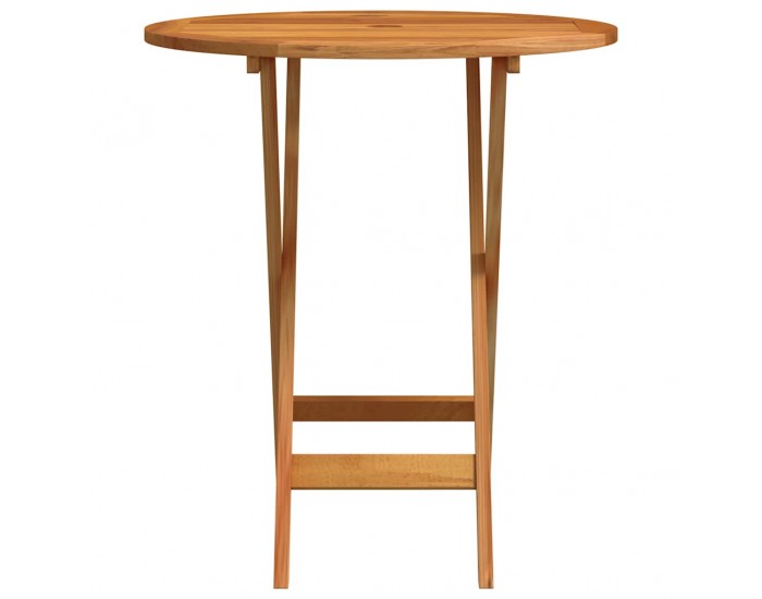 Sonata H Сгъваема градинска маса, Ø60x75 см, евкалипт масив