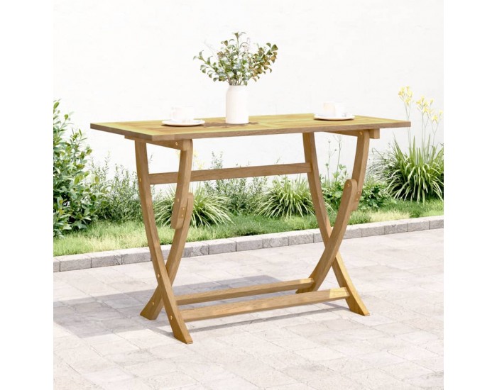 Sonata H Сгъваема градинска маса 110x55x75 см масивна акация