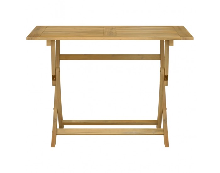 Sonata H Сгъваема градинска маса 110x55x75 см масивна акация