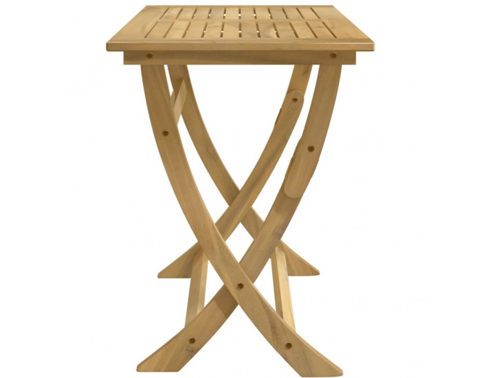 Sonata H Сгъваема градинска маса 110x55x75 см масивна акация