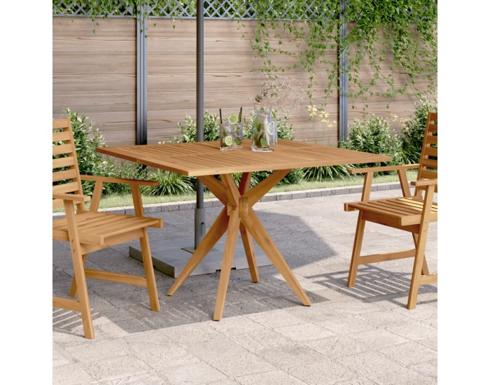 Sonata H Градинска квадратна маса, 110x110x75 см, акация масив
