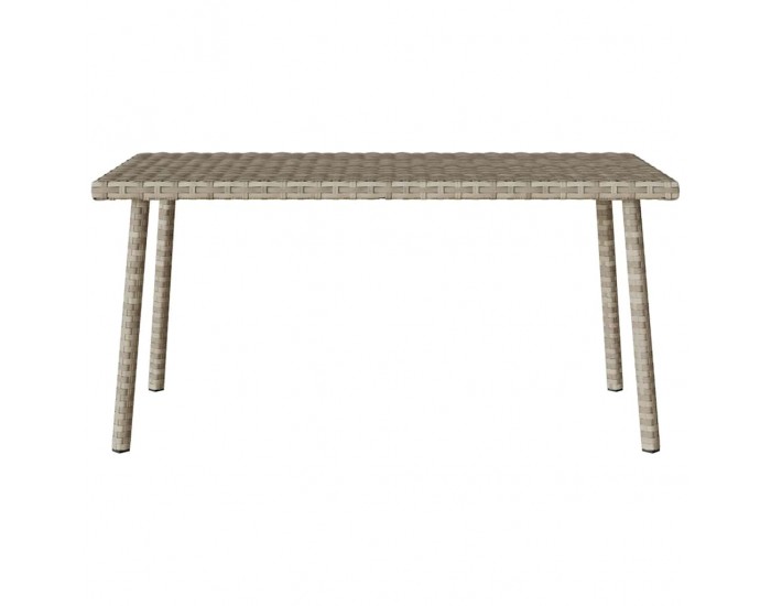 Sonata H Градинска масичка за кафе правоъгълна светло сива 80x40x37 cm