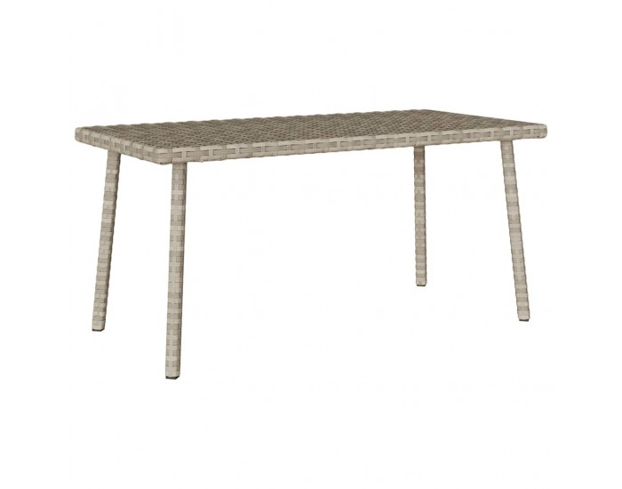 Sonata H Градинска масичка за кафе правоъгълна светло сива 80x40x37 cm