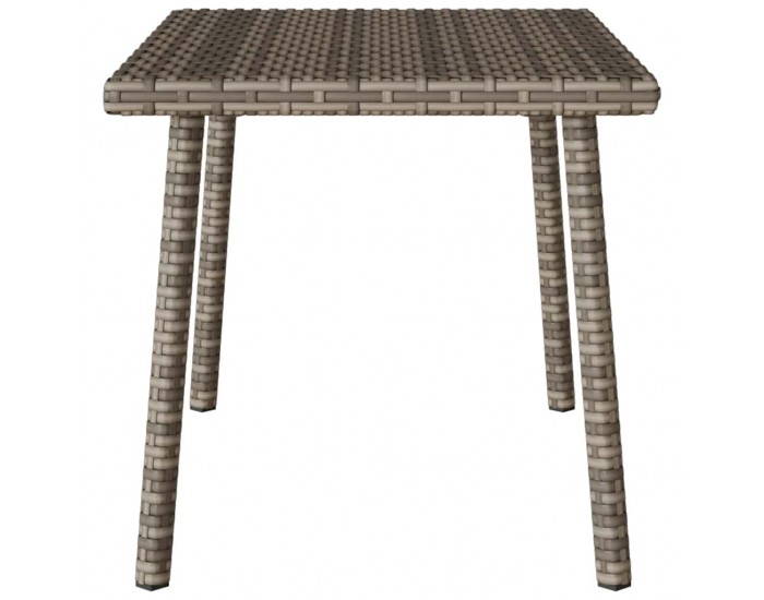 Sonata H Градинска масичка за кафе правоъгълна сива 60x40x37 cm