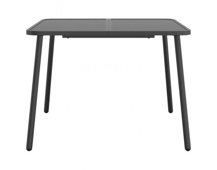 Sonata H Градинска маса антрацит 100x100x71 cм стомана