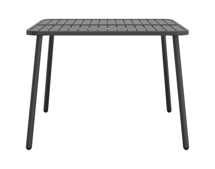 Sonata H Градинска маса антрацит 100x100x71 cм стомана