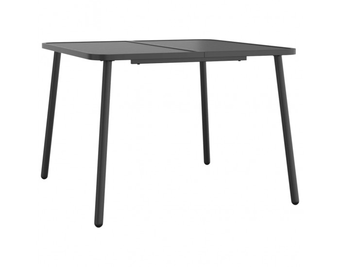 Sonata H Градинска маса антрацит 100x100x71 cм стомана