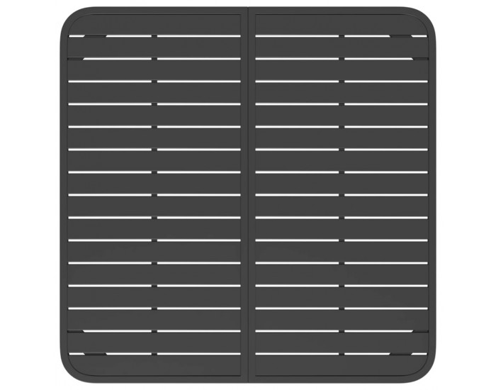 Sonata H Градинска маса антрацит 100x100x71 cм стомана