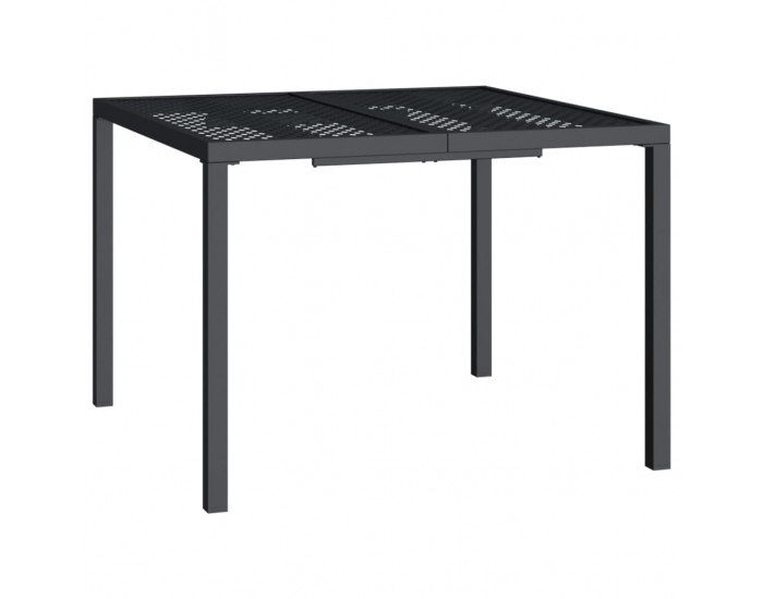 Sonata H Градинска маса антрацит 100x100x72 cм стомана