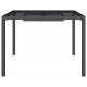 Sonata H Градинска маса антрацит 100x100x72 cм стомана