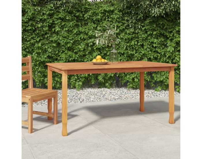 Sonata H Градинска трапезна маса, 150x90x75 см, тик масив