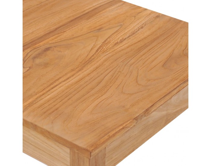 Sonata H Градинска бар табуретка 60x60x105 см тиково дърво масив