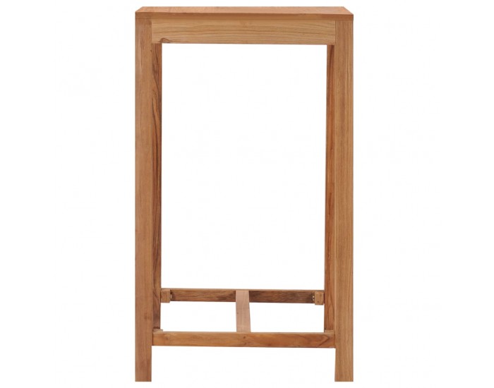 Sonata H Градинска бар табуретка 60x60x105 см тиково дърво масив