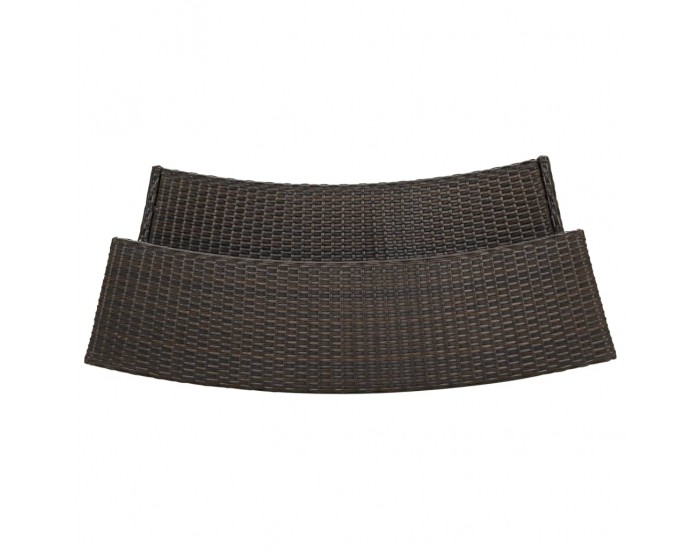 Sonata H Градинска бар маса, кафява, 120x55x110 см, полиратан