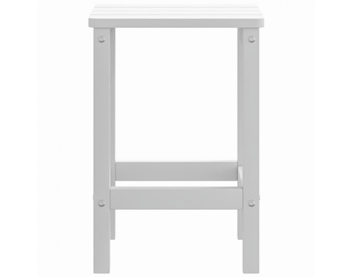 Sonata H Градинска маса Адирондак, бяла, 38x38x46 см, HDPE