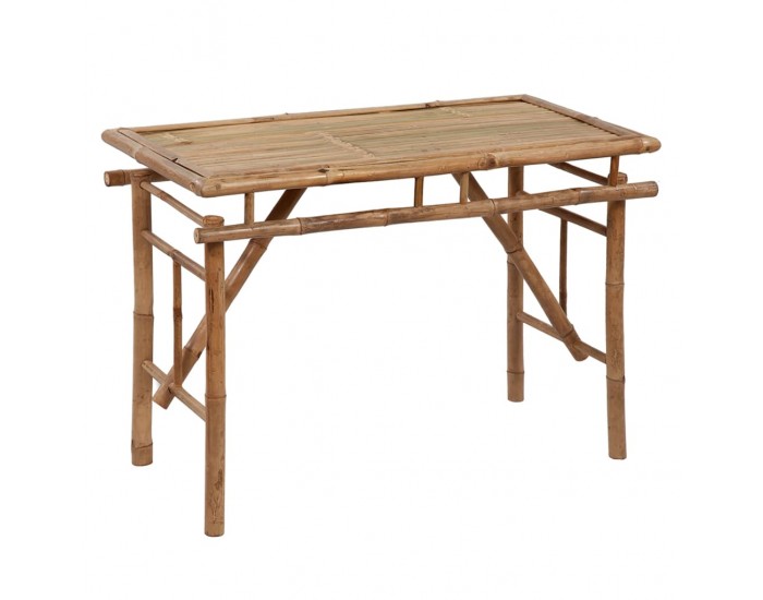 Sonata H Сгъваема градинска маса, 115x50x75 см, бамбук