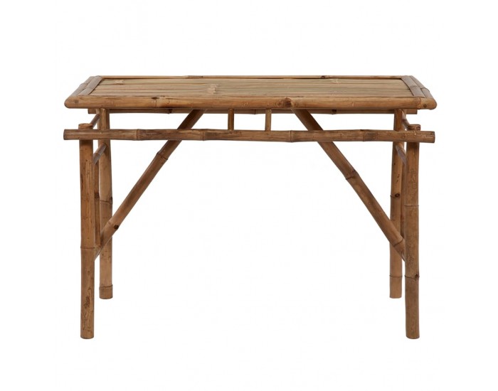 Sonata H Сгъваема градинска маса, 115x50x75 см, бамбук