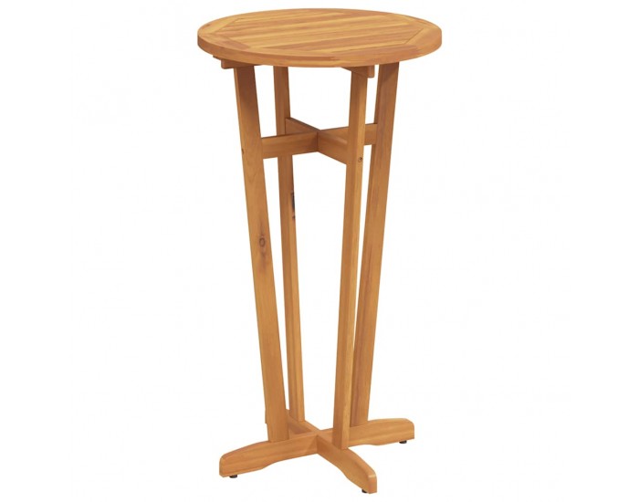 Sonata H Градинска бар маса Ø60x105 см масивна акация