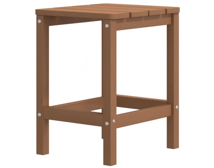 Sonata H Градинска маса Adirondack, кафява, 38x38x46 см, HDPE