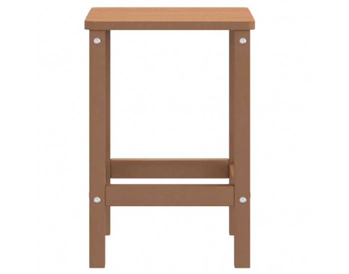 Sonata H Градинска маса Adirondack, кафява, 38x38x46 см, HDPE