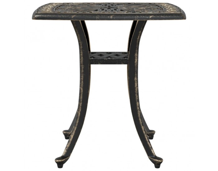 Sonata H Градинска маса, бронз, 53x53x53 см, лят алуминий