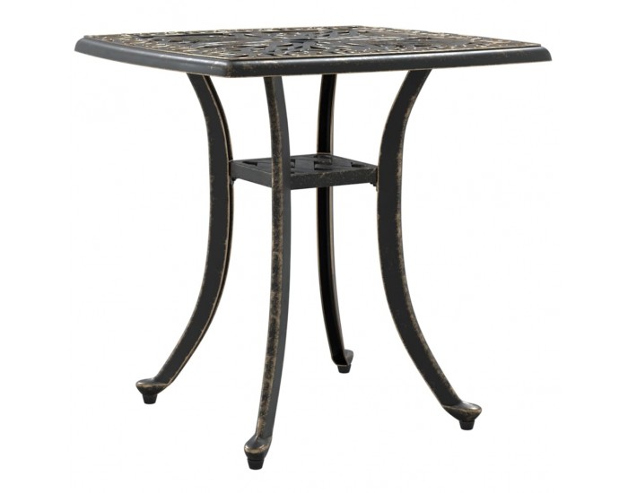 Sonata H Градинска маса, бронз, 53x53x53 см, лят алуминий