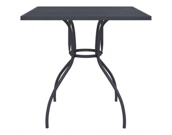 Sonata H Градинска маса антрацит 80x80x72,5 cм стомана мрежа